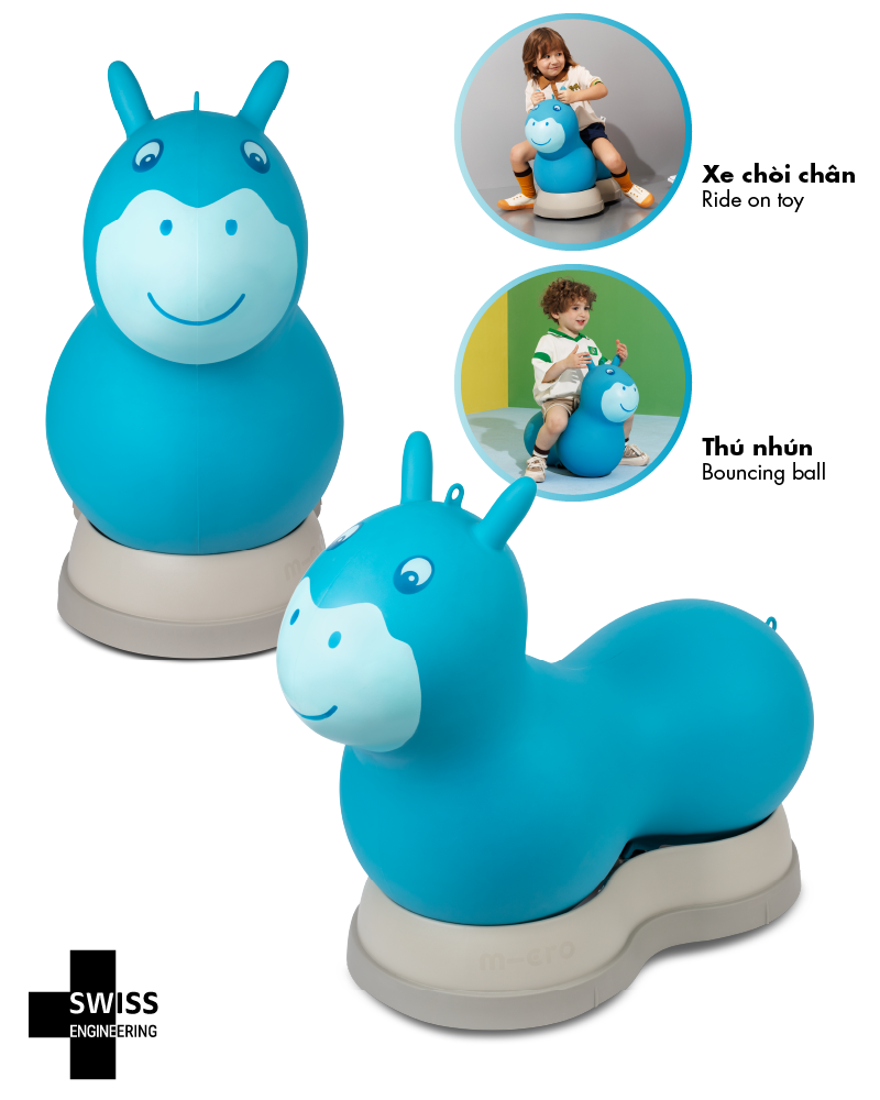 Thú nhún kết hợp xe chòi chân Micro Air Hopper 2.0