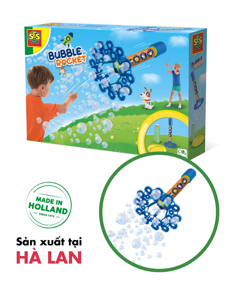 Đồ chơi thổi bong bóng Bubble Rocket