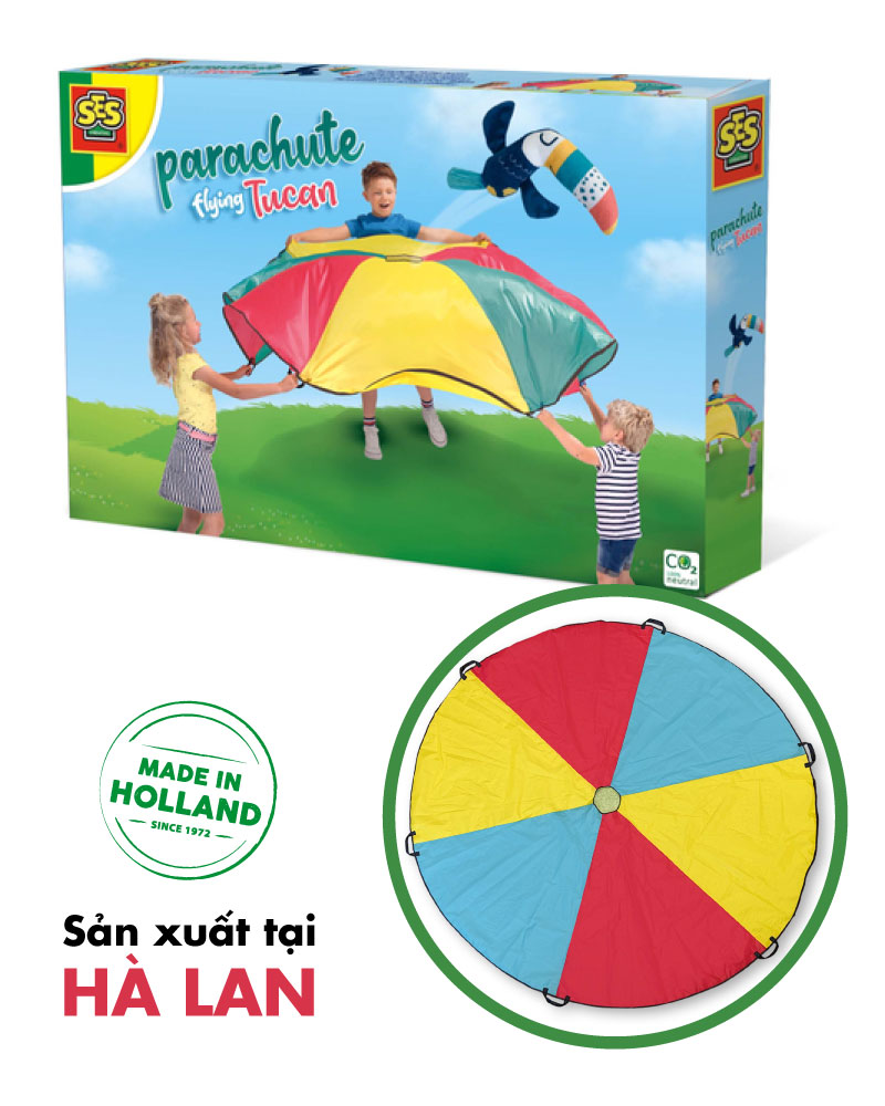 Đồ chơi ngoài trời Parachute flying toucan