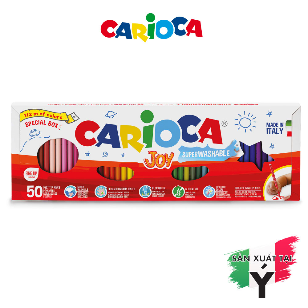 Bút dạ màu Carioca Joy - 50 bút - 41018