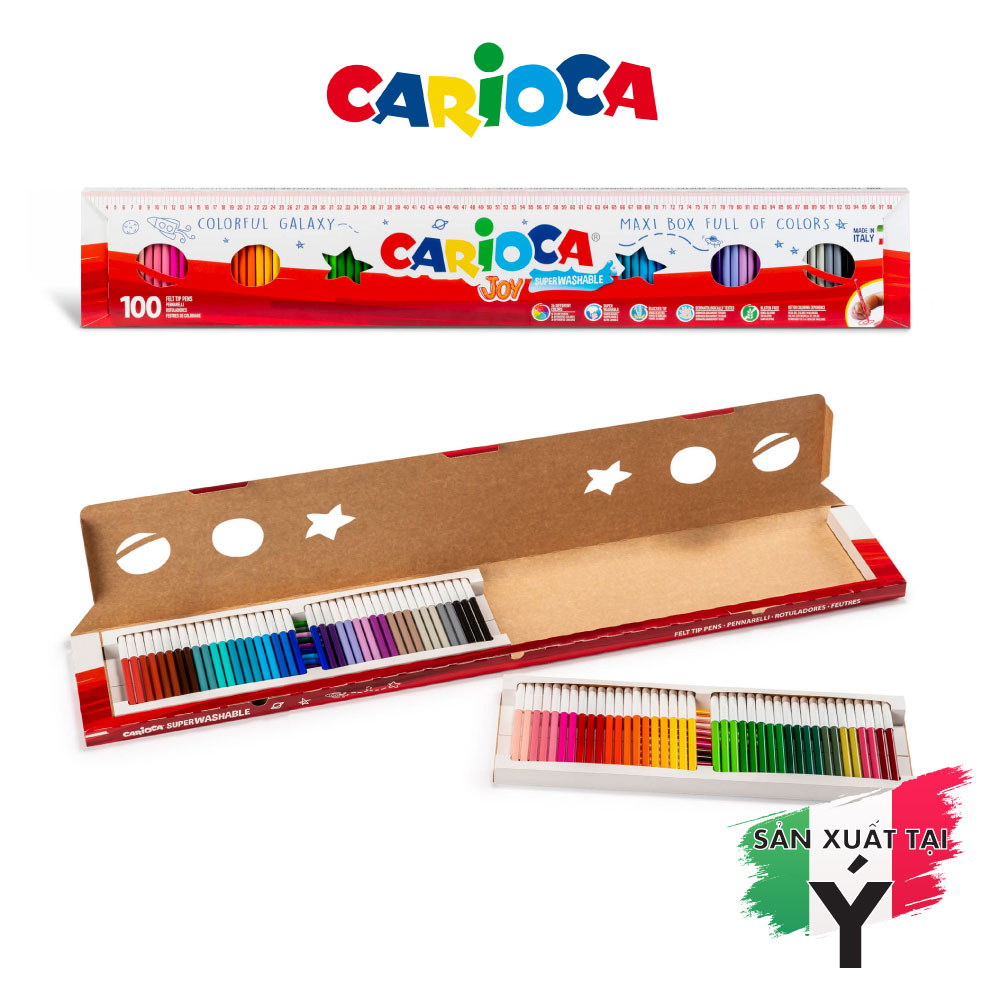 Bút dạ màu Carioca Joy - 100 bút - 41019