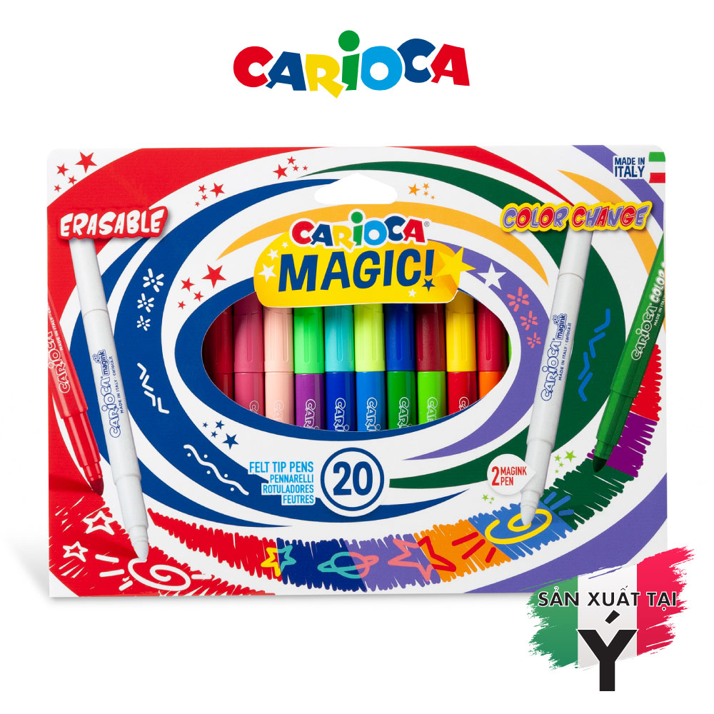 Bút dạ màu Carioca Magic Markers - 20 bút - 41369