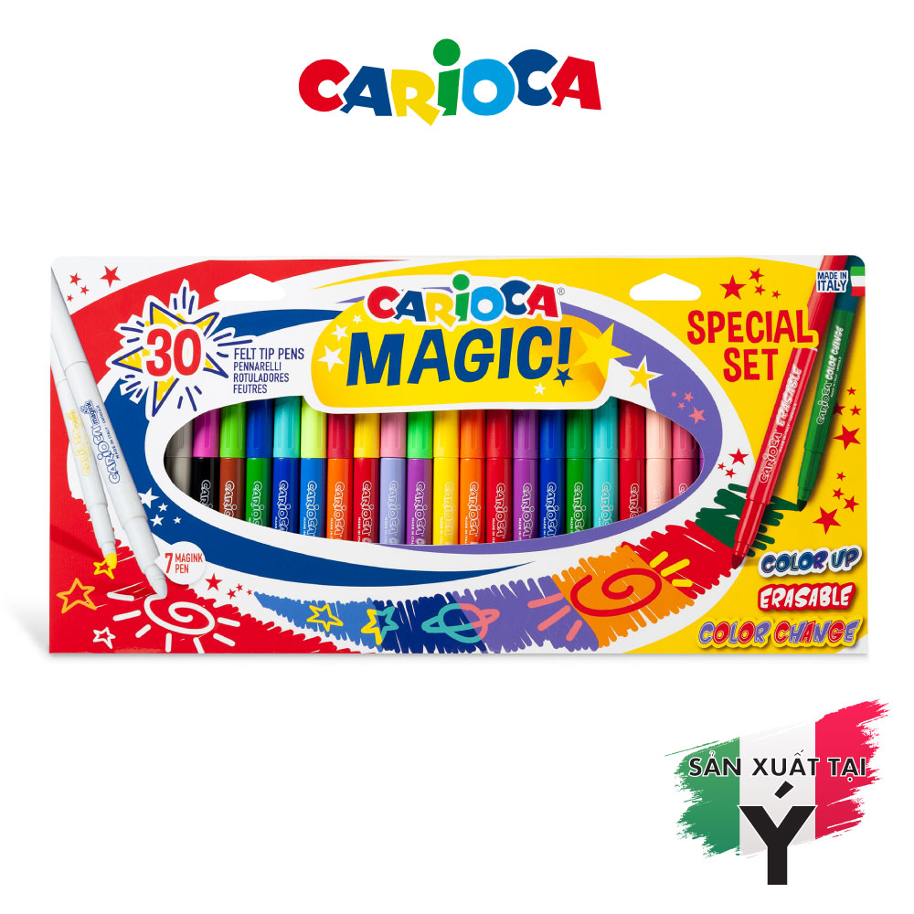 Bút dạ màu Carioca Magic Markers - 30 bút - 43183