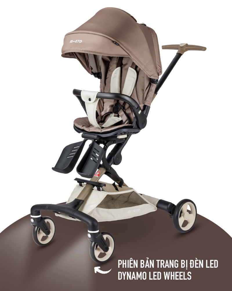 Xe đẩy gấp gọn Micro Trike 360 Baby Cruiser (Phiên bản đèn LED)